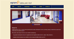 Desktop Screenshot of epionelabs.com